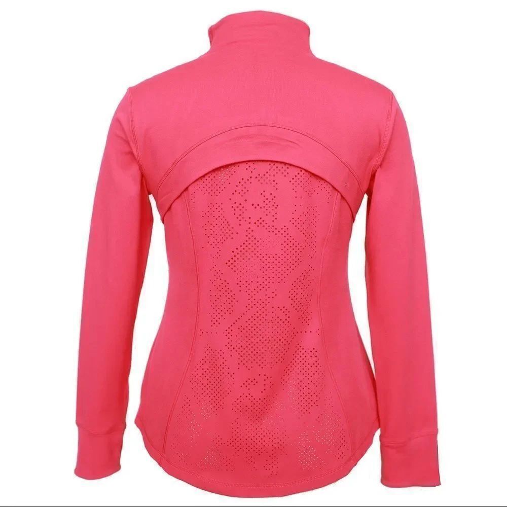 ✨Women's Mesh Laser Cut Full Zip Jacket✨ - Picture 4 of 8